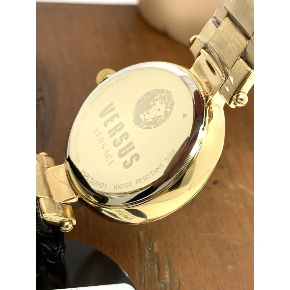 Versus by Versace Women's Watch VSPCD2H21 Quartz Gold Stainless Steel 36mm